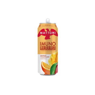 Mattoni Imuno s příchutí mango + pomeranč 0,5 l